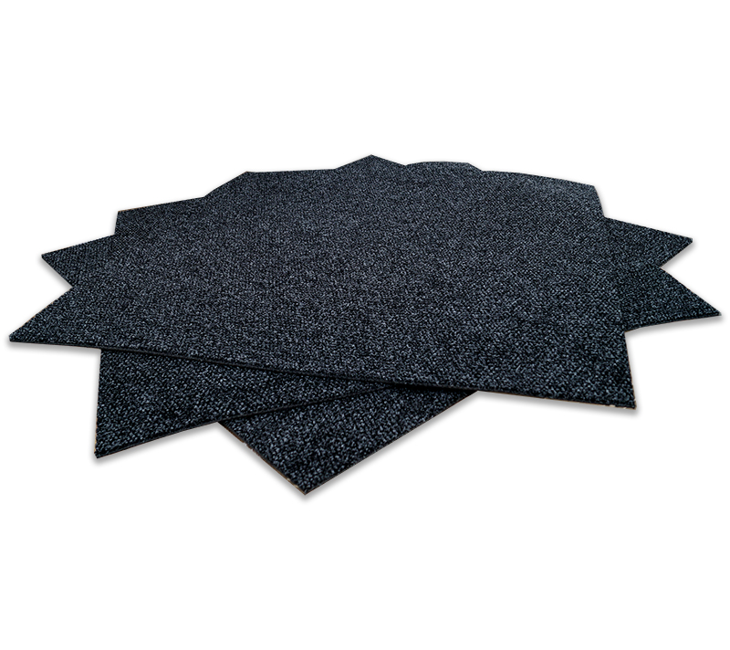  exhibition-carpet-tiles product-details Raven-1m-X-1m-Needle-Punched-Heavy-Duty-Carpet-Tiles-model-xct-1238raven-STACK-tile-WS