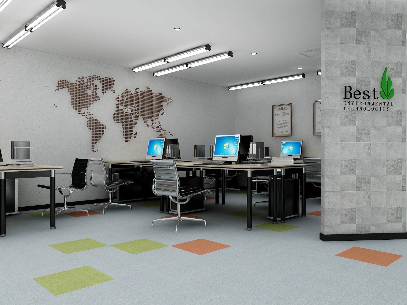  funky-carpet-tiles product-details magic-cube-007-orange-50x50cm-model-fct-1347Magic-Cube-300-07-08-09