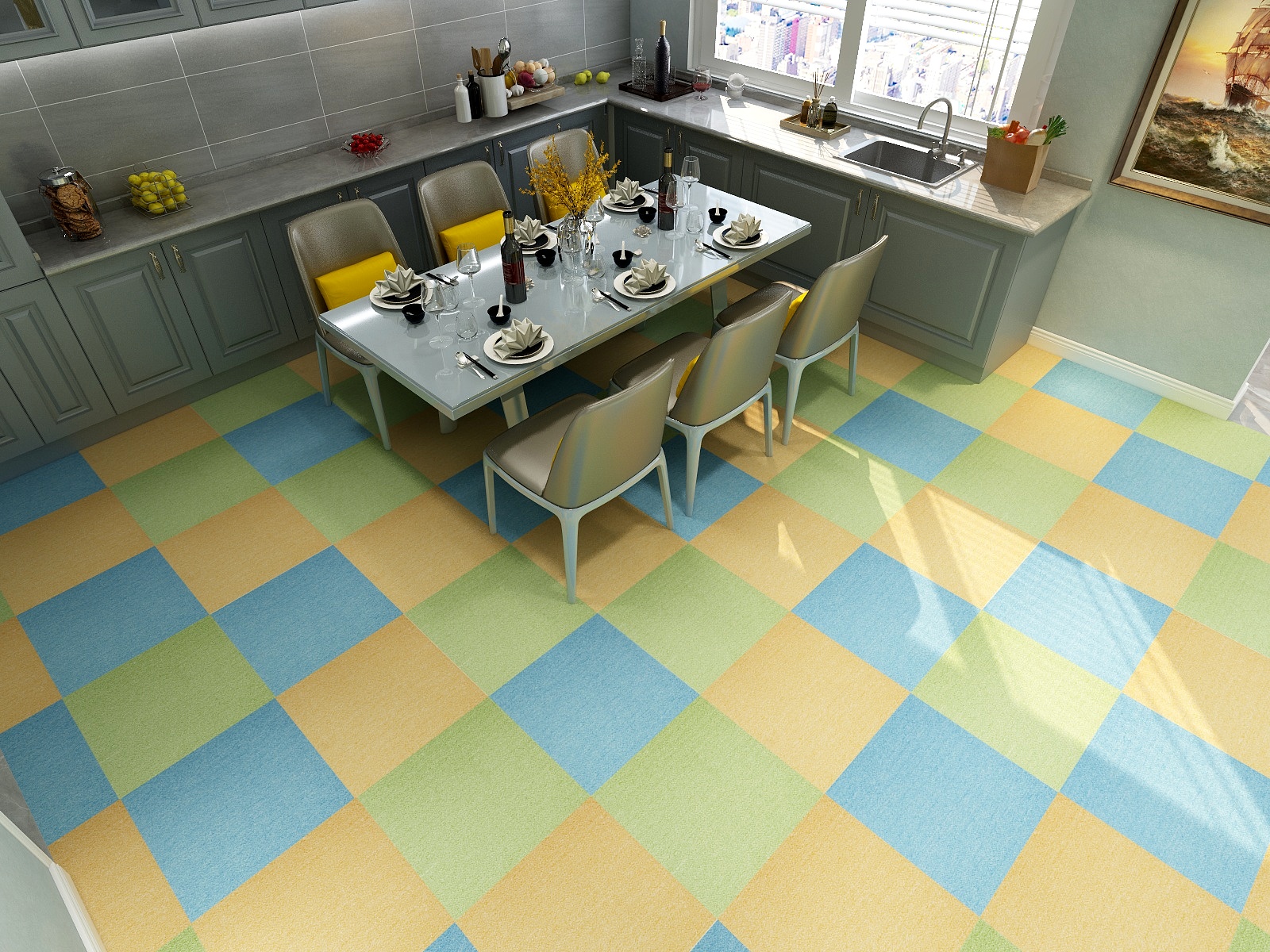  funky-carpet-tiles product-details Magic-Cube-016-Light-Purple-50cm-x-50cm-model-fct-1353Magic-Cube-300-layout-1