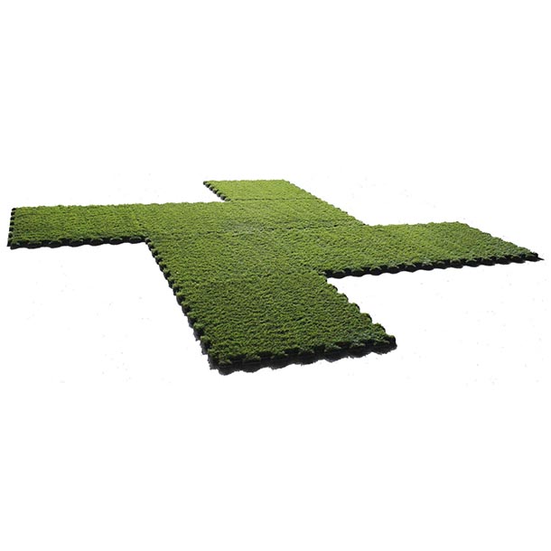  1m-x-1m-needle-punched product-details Artificial-Grass-1m-X-1m-XPE-Foam-Shock-pad-Backed-model-xct-1467exhibition-carpet-tiles-grass-7aw