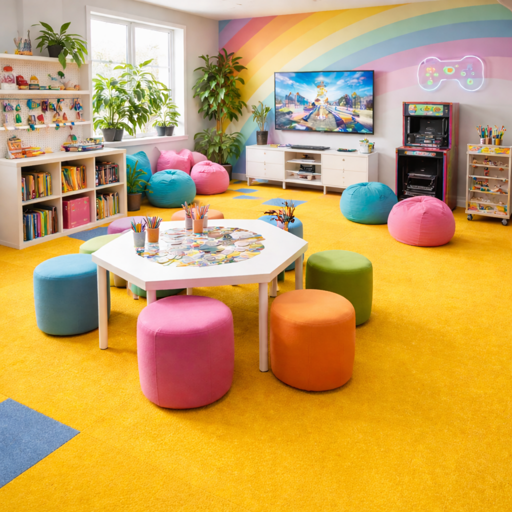  1m-x-1m-needle-punched product-details Yellow-Super-Tufted-Needle-Punched-1m-x-1m-Exhibition-Carpet-Tiles-model-xct-1714Mockup-1