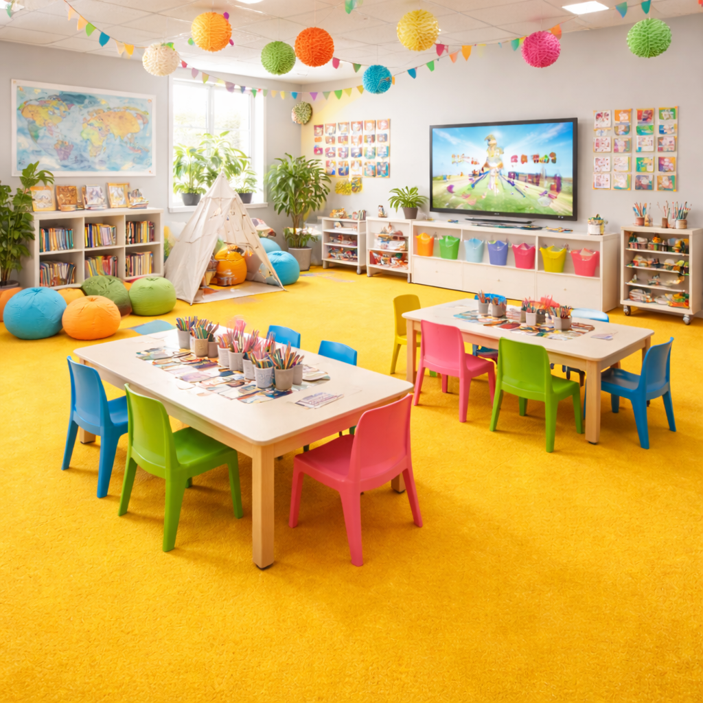  exhibition-carpet-tiles product-details Yellow-Super-Tufted-Needle-Punched-1m-x-1m-Exhibition-Carpet-Tiles-model-xct-1716Mockup-2