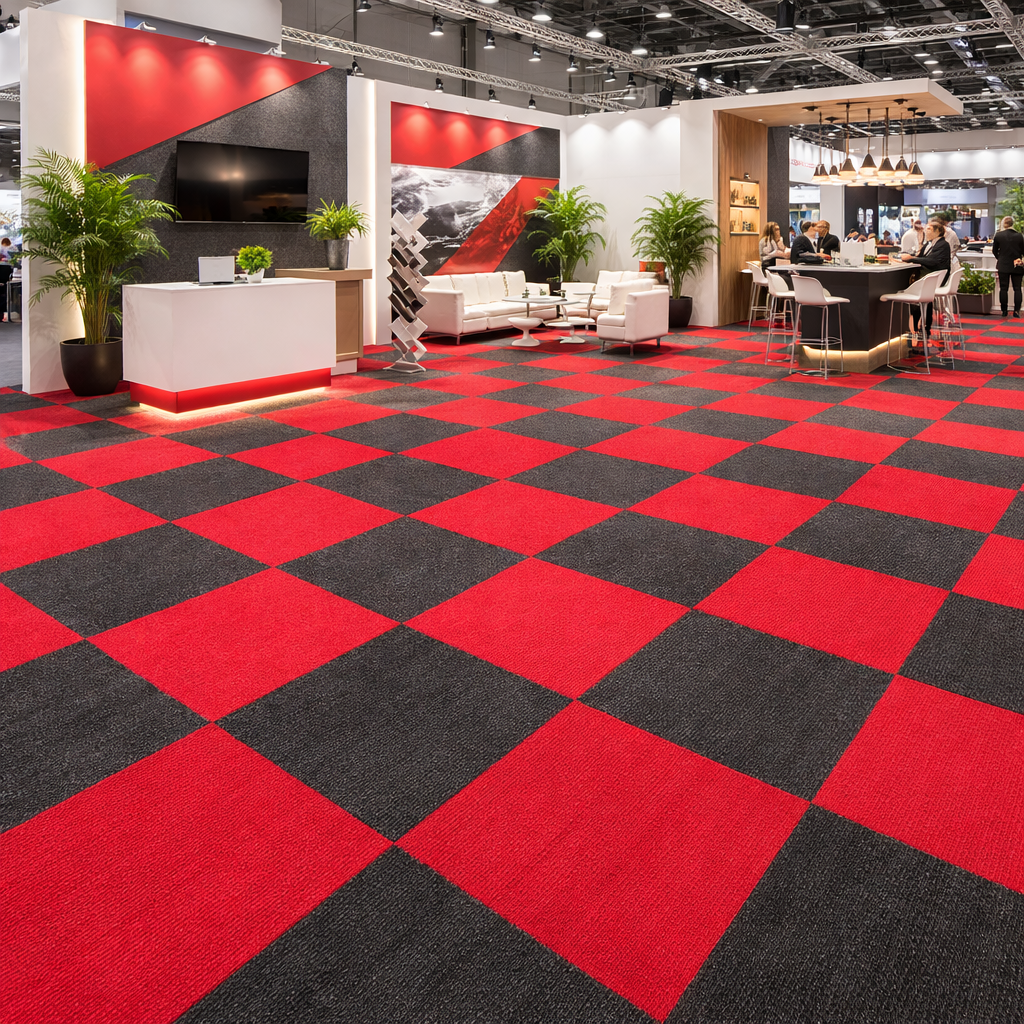  funky-carpet-tiles product-details Magic-Cube-015-Royal-Red-50cm-x-50cm-model-fct-1942Mockup-2