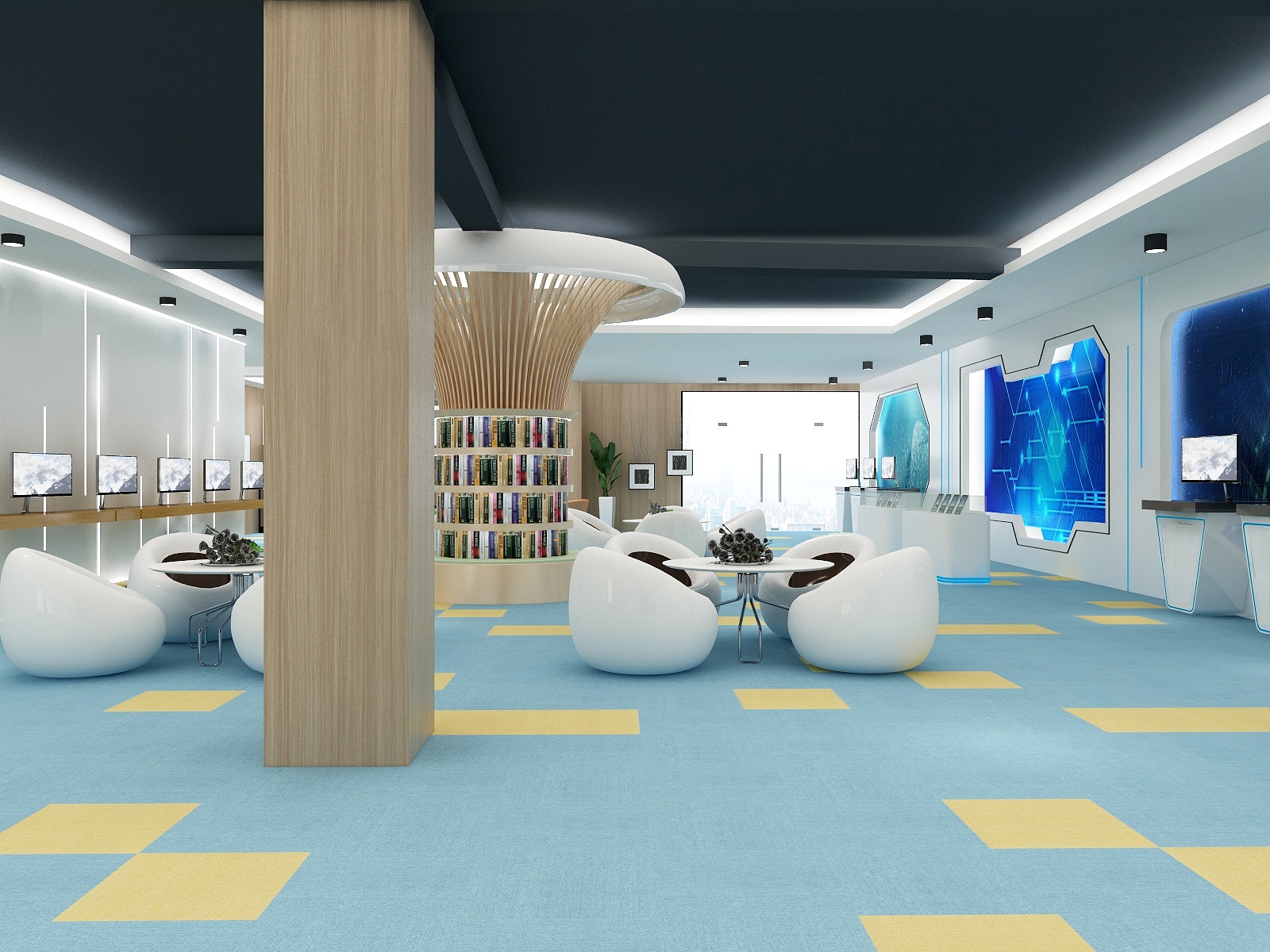  pure-colour-carpet-tiles product-details MAGIC-CUBE-010-blue-50-x-50-cm-model-fct-1949Magic-Cube-300-10-11