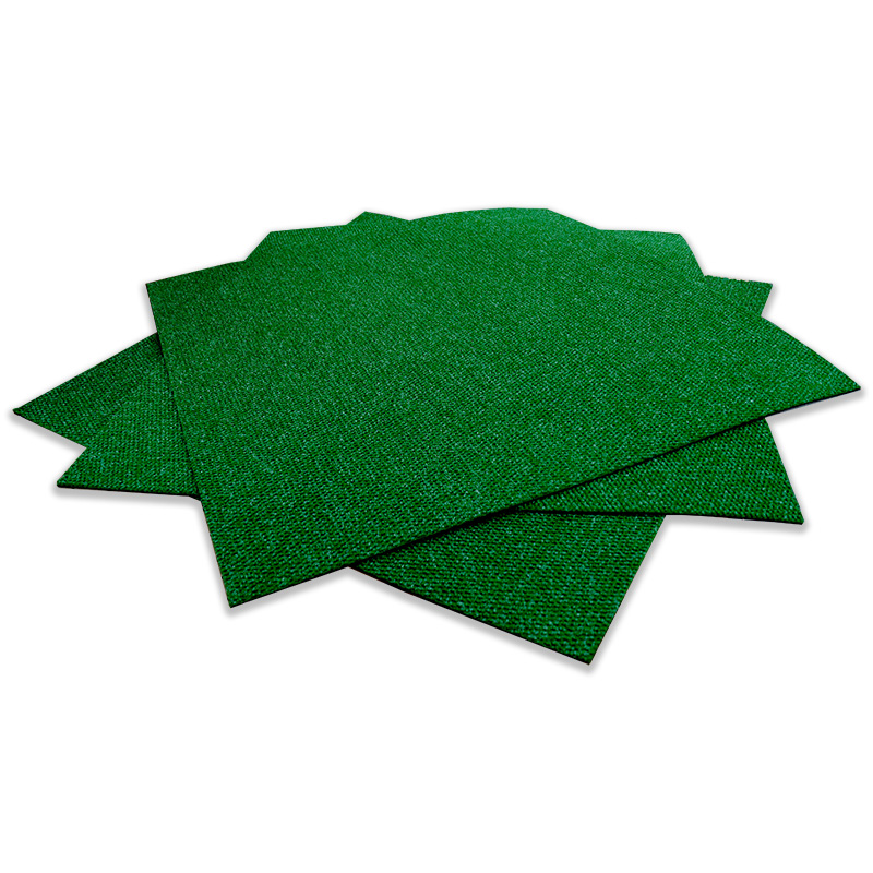  high-traffic-carpet-tiles product-details Bright-Green-1m-x-1m-Needle-Punched-Heavy-Duty-Carpet-Tiles.-model-xct-1976BRIGHT-GREEN-STACK-WS