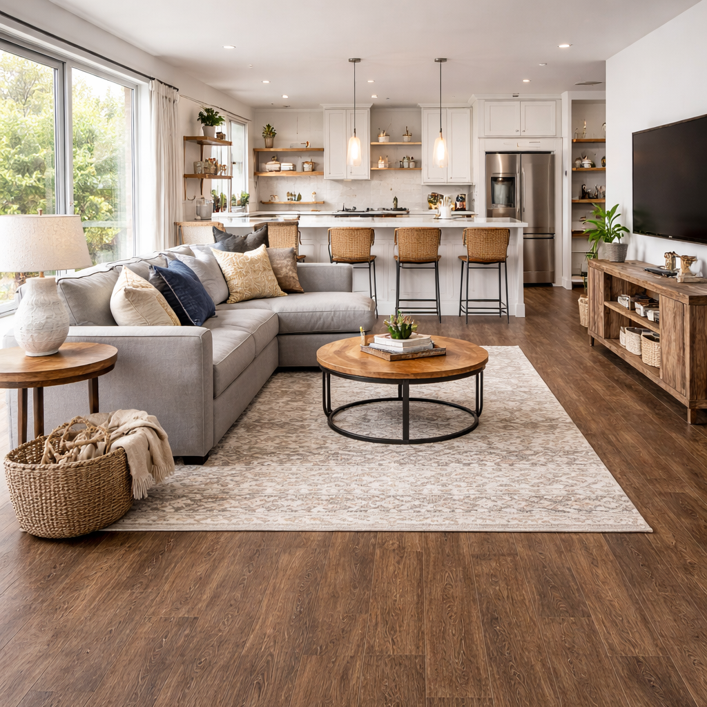  loose-lay-vinyl-planks product-details loose-lay-vinyl-flooring-planks-kw6013-model:LLp-542Mockup-2