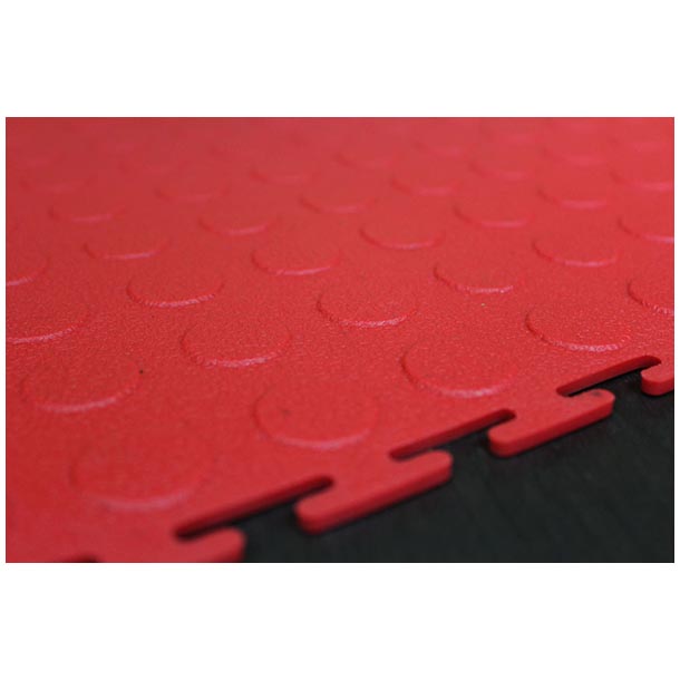  coin-dot product-details pvc-interlocking-tiles-red-coin-dot-model:gfl-cd-794garage-flooring-coin-dot-interlocking-tiles-pvc-interlock-dot-red-3w