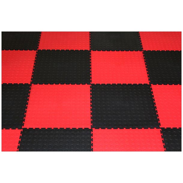 coin-dot product-details pvc-interlocking-tiles-black-&-red-checker-coin-dot-model:gfl-cd-798garage-flooring-coin-dot-interlocking-tiles-pvc-il-dt-rb-3