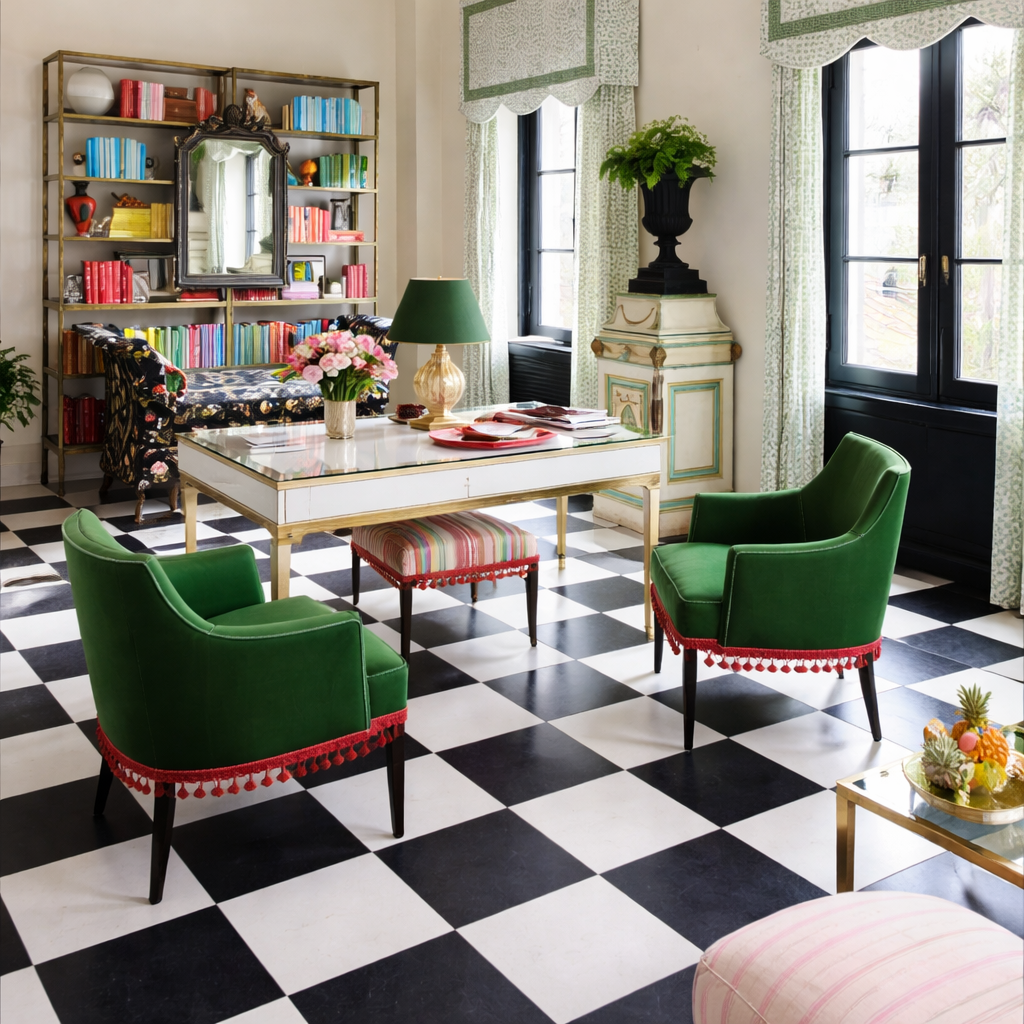  Loose-lay-vinyl-tiles product-details Loose-Lay-VInyl-Floor-Tiles-Black-and-White-Checker-model-LL-vtl-917Mockup-3