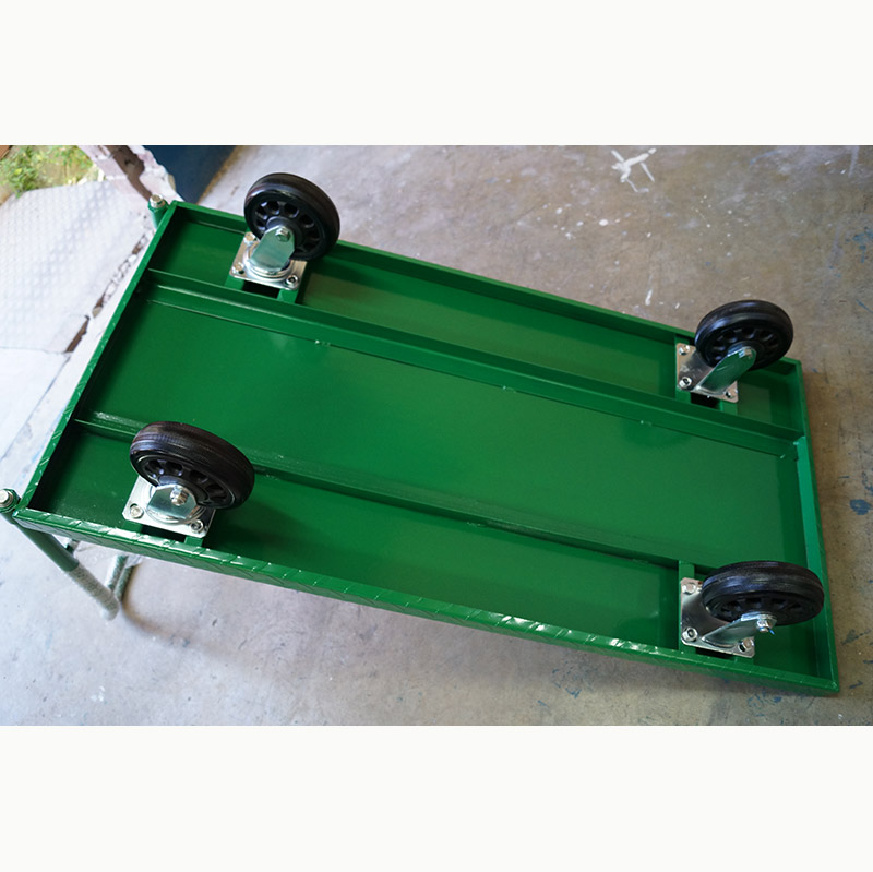  trolleys-and-accessories product-details 400-Kg-SWL-Platform-Trolley-Long-Platform-model-927Platform-trolley-1160mm-x-595mm-Bottom-side-WS