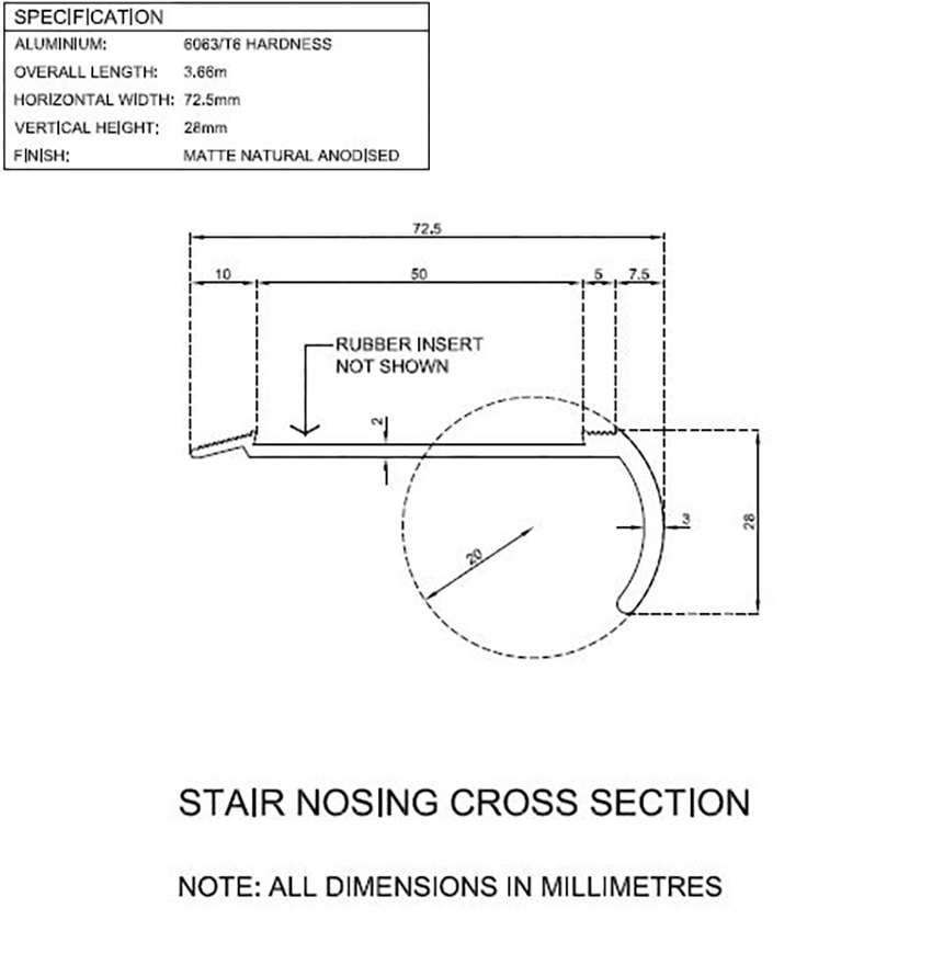  carpet-tile-glue-and-tape product-details STAIR-NOSING-ALUMINIUM-BULLNOSE-WITH-50MM-RUBBER-INSERT-model-ctl-ga-936STAIR-NOSING-BLUEPRINT-EDITED